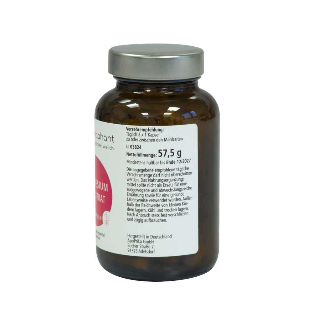 pharmaphant Magnesium 130mg Citrat Kapseln pharmaphant Magnesium 130mg Citrat Kapseln